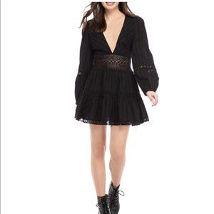 Free People The Delightful Mini Long Sleeve Dress